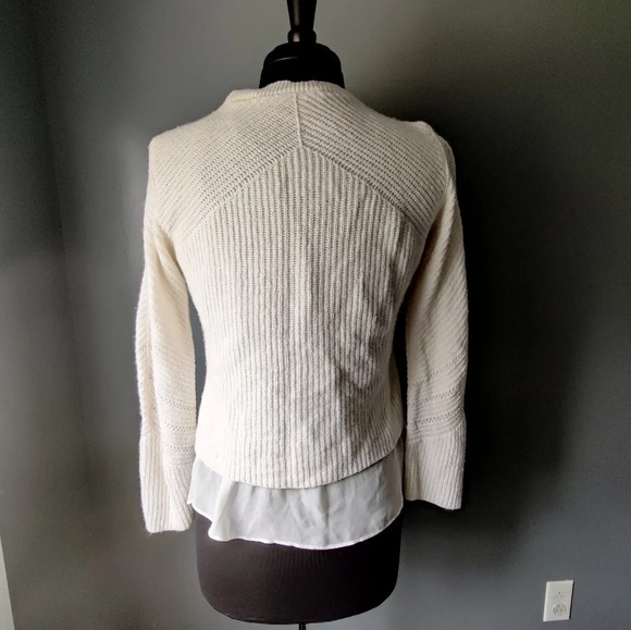 Lucky Brand White Nico Sweater - Picture 7 of 7